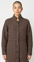 Handmade Plum Wool Jacket
