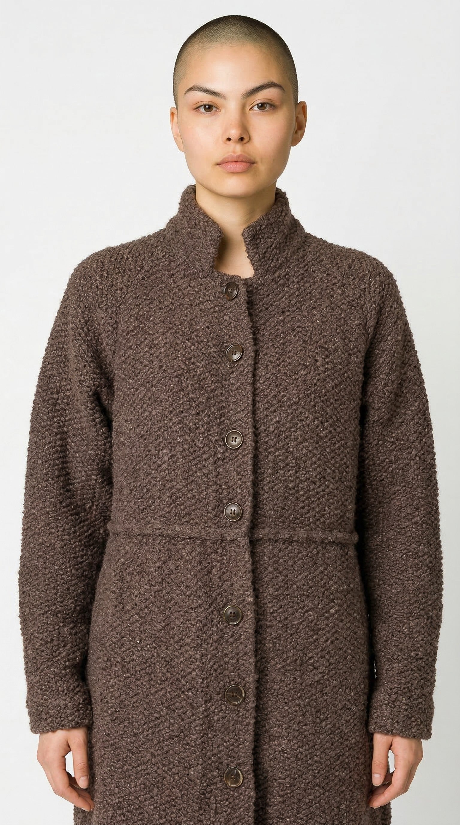 Handmade Plum Wool Jacket