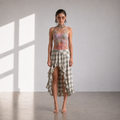 Collina Strada Mesh Floral Tank