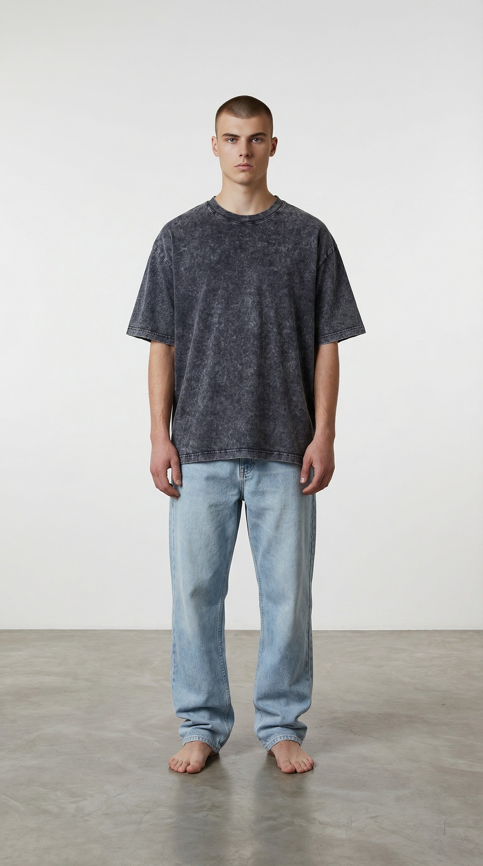 Wash Acid Charcoal T-Shirt
