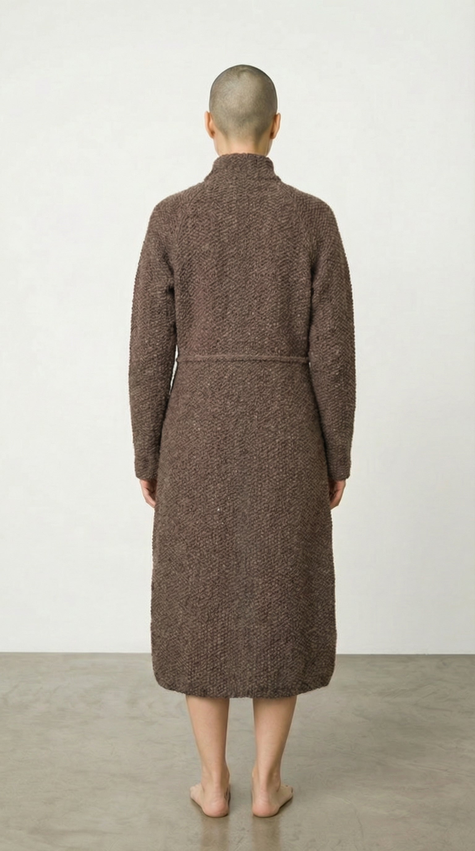 Handmade Plum Wool Jacket