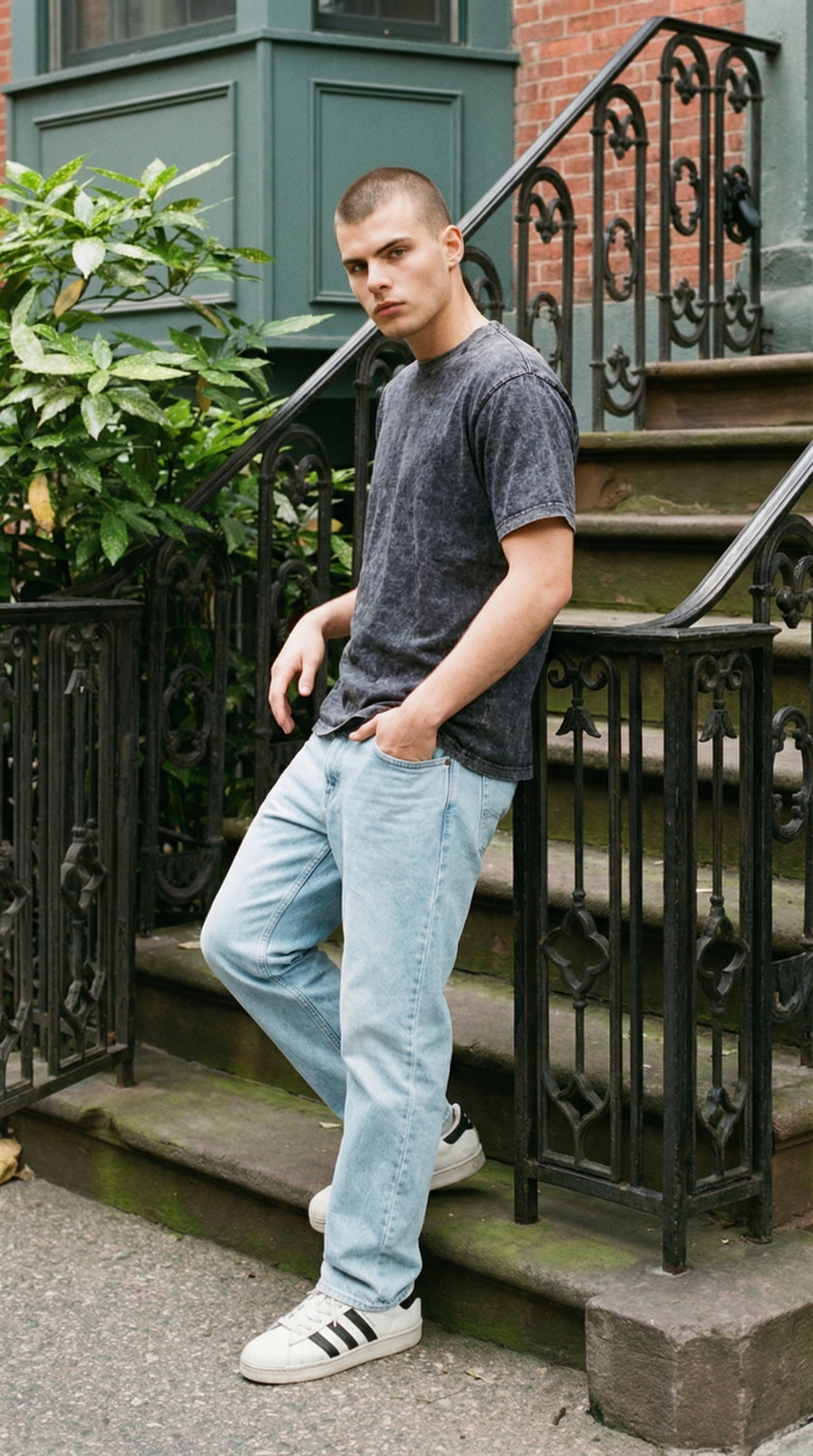 Wash Acid Charcoal T-Shirt