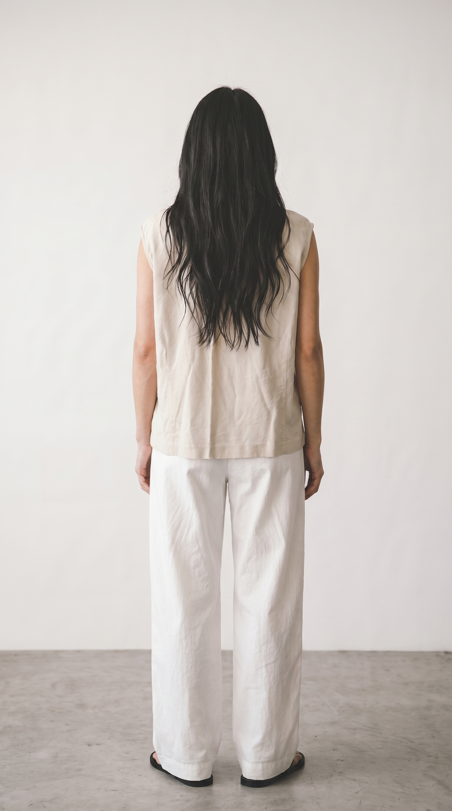 Comfy White Silk Top