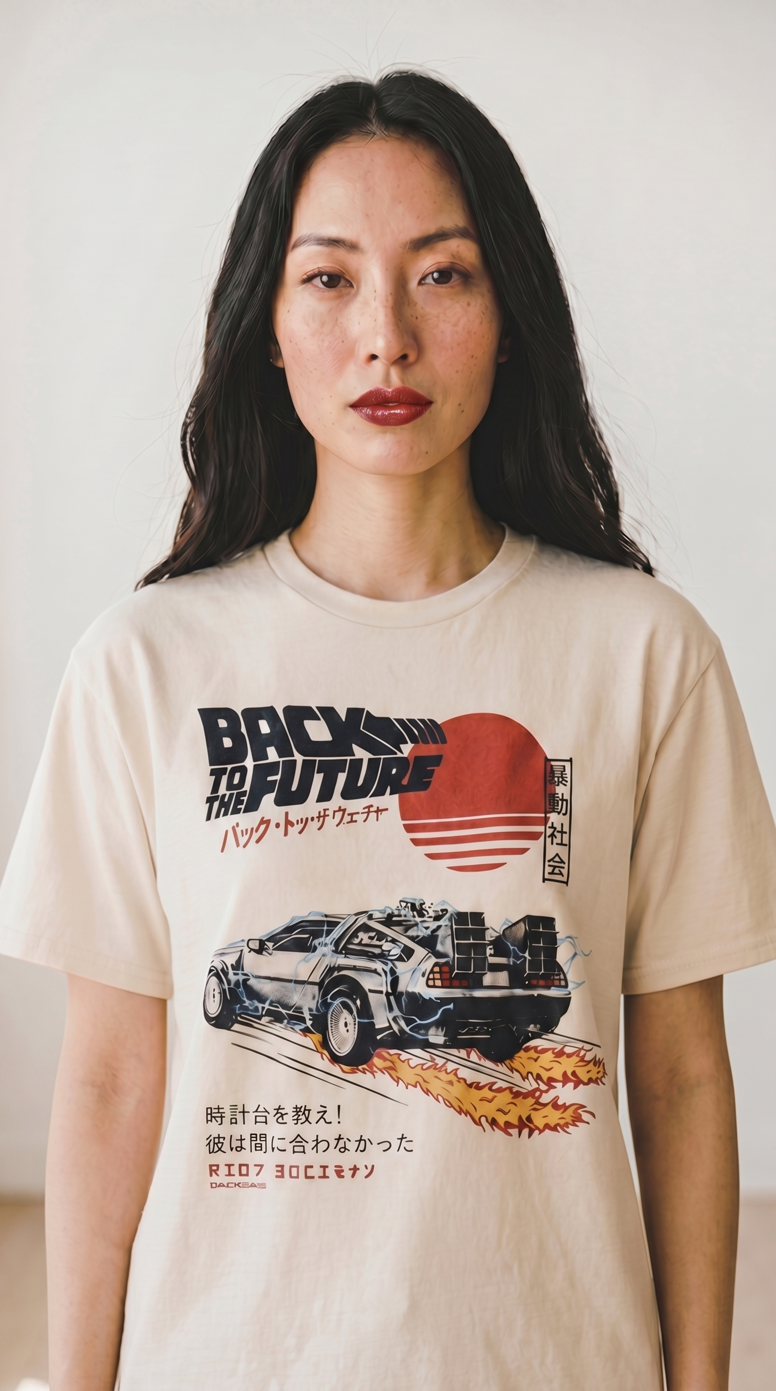 Back to the Future Japanese Graphic T-Shirt