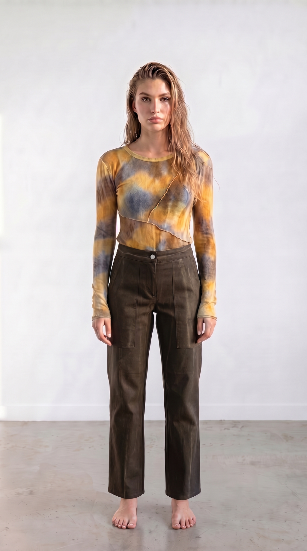 Hand-dyed PRISCAVera Top